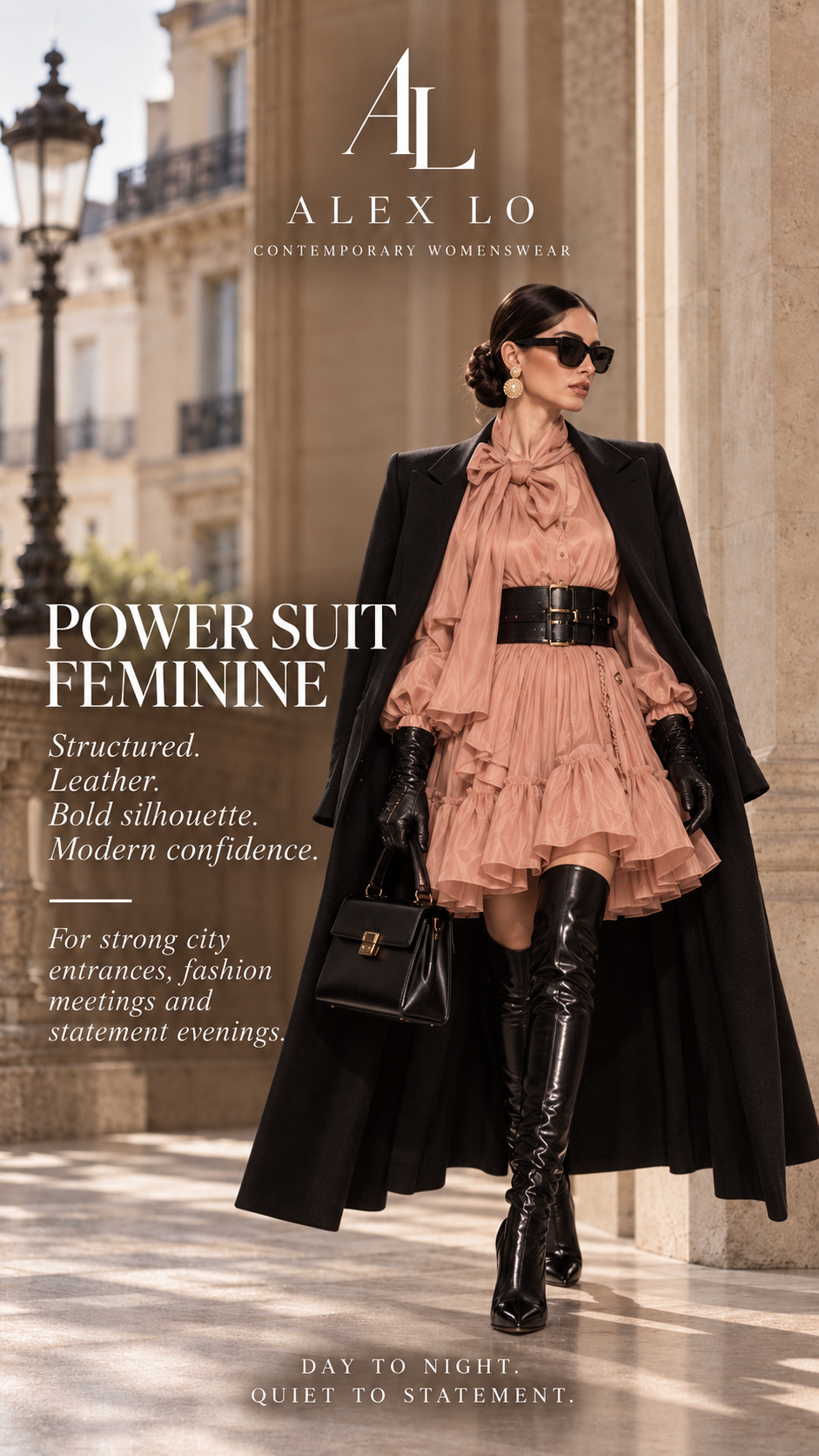 Rosalie — Power Suit Feminine styling