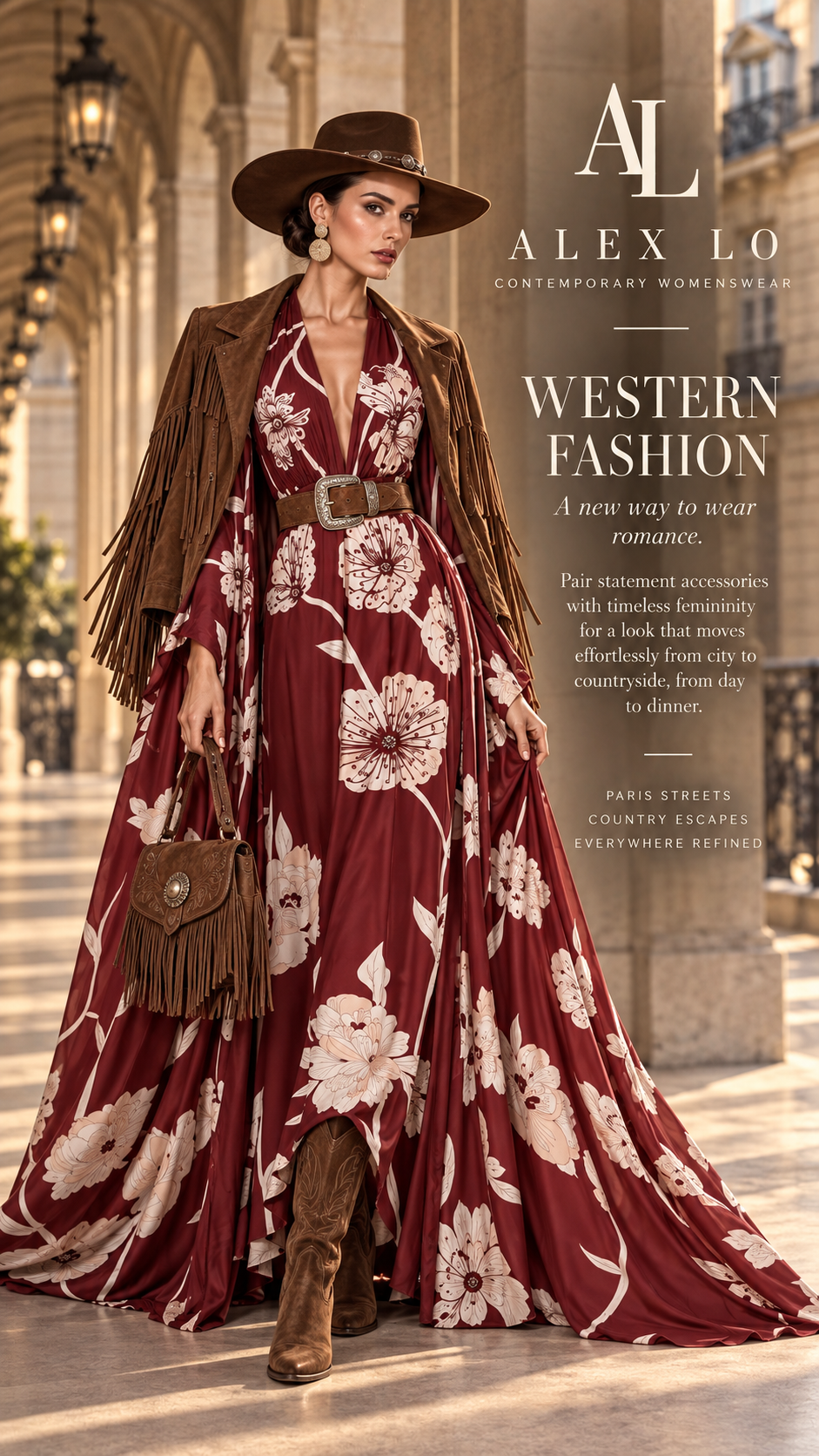 Grand Camélia — Western Fashion styling