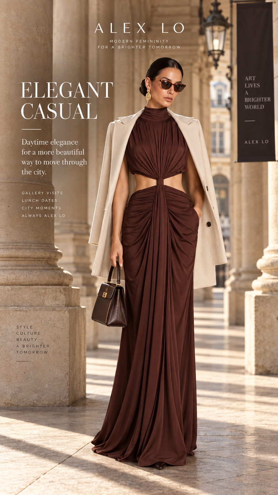 Elegant Casual — Daytime elegance for the city.